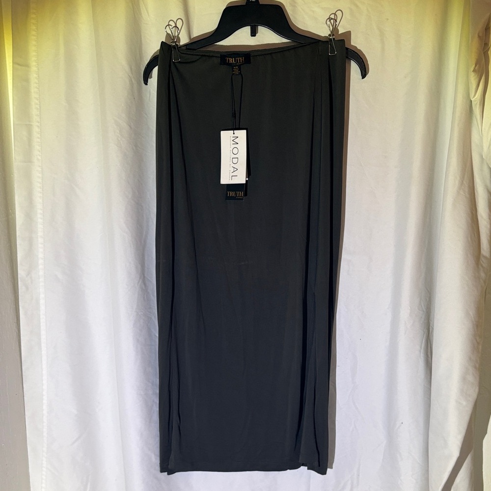 Truth Black Modal Maxi Skirt